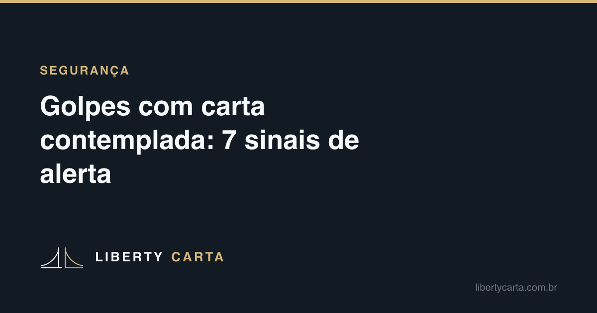 Carta contemplada scams: 7 warning signs